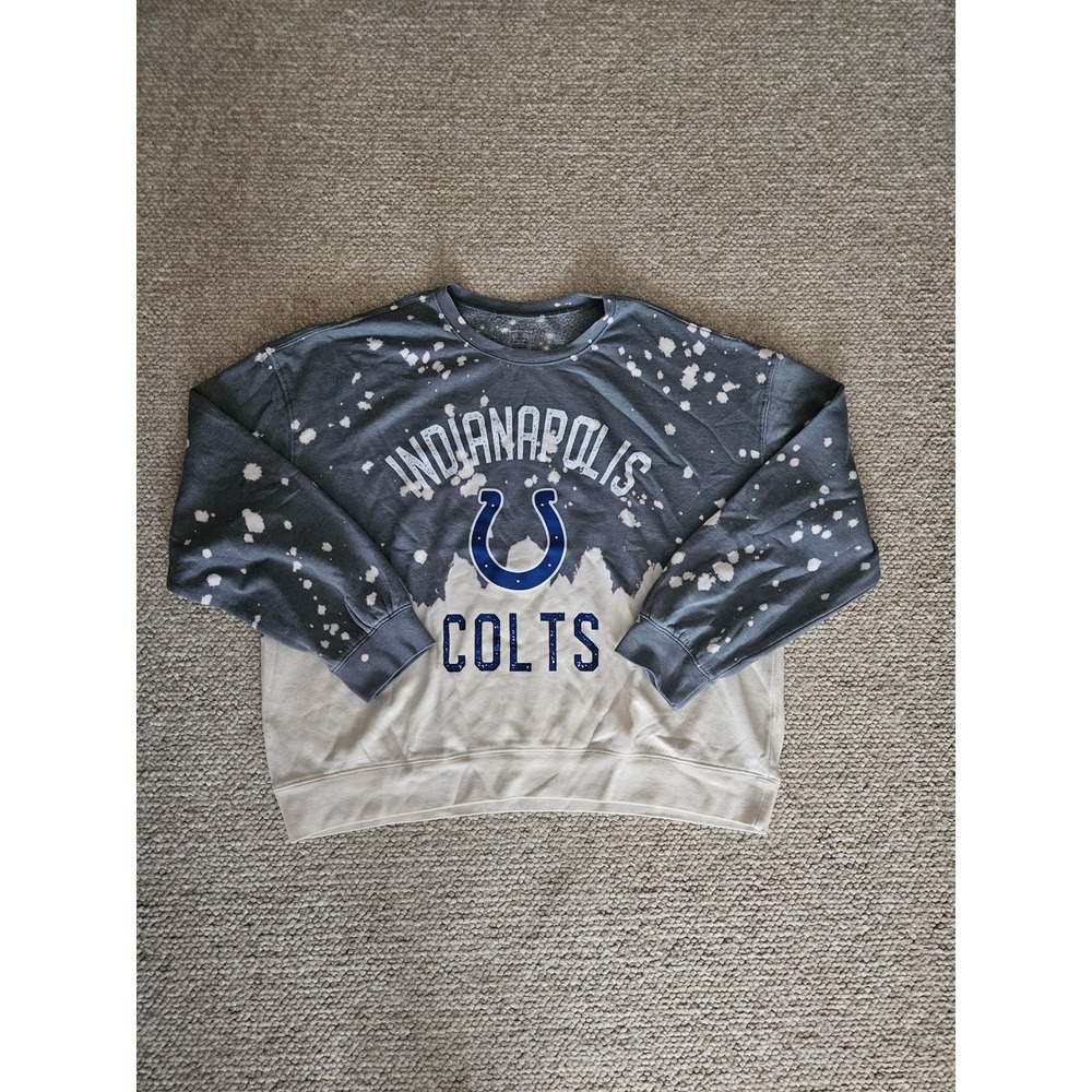 Indianapolis Colts Gameday Couture Sweatshirt Gray Women's Size XL